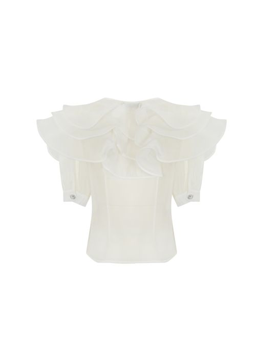 Camicia con rouches Bianco ODI ODI | STINTINO 250S5BIANCO